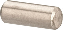 Value Collection - 3/32" Diam x 1/4" Pin Length 316 Stainless Steel Standard Dowel Pin - Bright Finish, 2 Beveled End - Exact Tooling