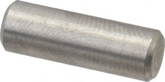 Value Collection - 1/4" Diam x 3/4" Pin Length 316 Stainless Steel Standard Dowel Pin - Bright Finish, 2 Beveled End - Exact Tooling