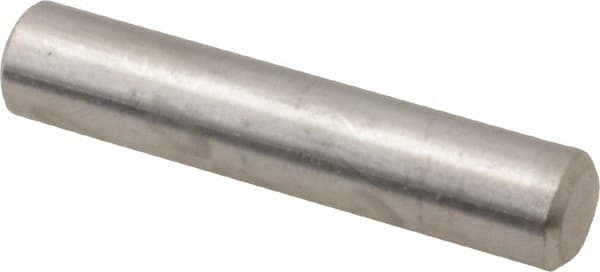 Value Collection - 1/4" Diam x 1-1/4" Pin Length 316 Stainless Steel Standard Dowel Pin - Bright Finish, 2 Beveled End - Exact Tooling