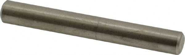 Value Collection - 1/4" Diam x 2" Pin Length 316 Stainless Steel Standard Dowel Pin - Bright Finish, 2 Beveled End - Exact Tooling