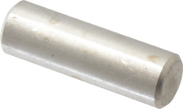 Value Collection - 5/16" Diam x 1" Pin Length 316 Stainless Steel Standard Dowel Pin - Bright Finish, 2 Beveled End - Exact Tooling