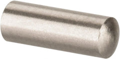 Value Collection - 3mm Diam x 8mm Pin Length 316 Stainless Steel Standard Dowel Pin - Bright Finish, 1 Rounded End - Exact Tooling