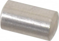 Value Collection - 5mm Diam x 8mm Pin Length 316 Stainless Steel Standard Dowel Pin - Bright Finish, 1 Rounded End - Exact Tooling