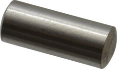 Value Collection - 5mm Diam x 12mm Pin Length 316 Stainless Steel Standard Dowel Pin - Bright Finish, 1 Rounded End - Exact Tooling