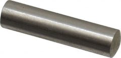 Value Collection - 6mm Diam x 24mm Pin Length 316 Stainless Steel Standard Dowel Pin - Bright Finish, 1 Rounded End - Exact Tooling