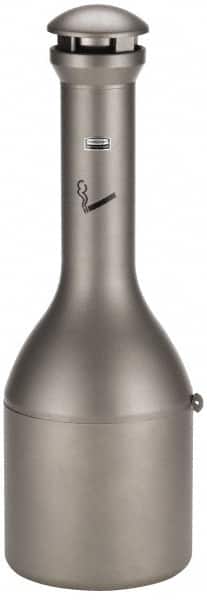 Rubbermaid - 4.1 Gal Stainless Steel Cigarette & Cigar Receptacle - 13" Wide x 39" High - Exact Tooling