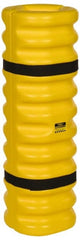 Eagle - 13" Wide x 13" Deep x 42" High, High Density Polyethylene Column Protector - Fits 4 to 6" Columns, Yellow - Exact Tooling