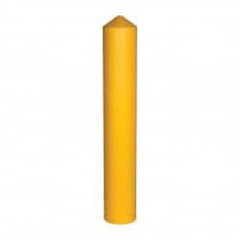 Eagle - 9-1/2" Wide x 9-1/2" Deep x 57" High, 8" Bollard Cover - Yellow, High Density Polyethylene, 8 Lb, Smooth Surface - Exact Tooling