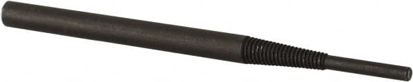 Merit Abrasives - 1/8" Pilot Diam x 3/4" Pilot Length, Cartridge Roll Mandrel - 1/4" Shank Diam x 4" Shank Length, 5-1/4" OAL - Exact Tooling