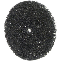 Merit Abrasives - 6" Very Coarse Grade Deburring Disc - 1/2" Center Hole, Arbor Connection, 4,000 Max RPM - Exact Tooling