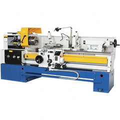 Summit - 18-1/4" Swing, 80" Between Centers, 120 Volt, Triple Phase Toolroom Lathe - 5MT Taper, 10 hp, 32 to 1,500 RPM, 3-1/8" Bore Diam, 44" Deep x 63" High x 134" Long - Exact Tooling