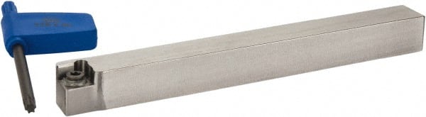 Iscar - SCAC, Right Hand Cut, 12mm Shank Height x 12mm Shank Width, Neutral Rake Indexable Turning Toolholder - 150mm OAL, Series Isoturn - Exact Tooling