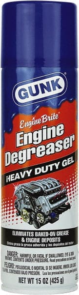 Gunk - Hydrocarbon Fluid Engine Cleaner/Degreaser - 22 oz Aerosol Can - Exact Tooling