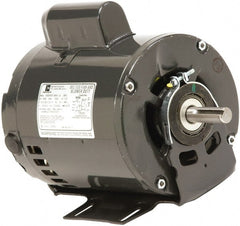 US Motors - 1 Max hp, 1,200 Max RPM, Cap Start-Cap Run Electric AC DC Motor - 115/208-230 V Input, Single Phase, 56H Frame, 5/8" Shaft Diam, Cradle Mount, ODP Enclosure - Exact Tooling