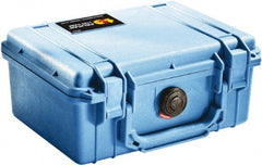 Pelican Products, Inc. - 7-51/64" Wide x 4-19/64" High, Clamshell Hard Case - Blue, Polyethylene - Exact Tooling