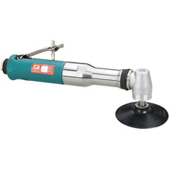Dynabrade - 4" Max Disc, 12,000 RPM, Pneumatic Handheld Disc Sander - 40 CFM, 1/4" Inlet, 0.7 hp, 90 psi - Exact Tooling