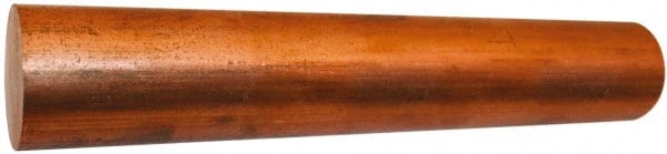 Value Collection - 1/2 Inch Diameter x 72 Inch Long, Copper Round Rod - Alloy 145 - Exact Tooling