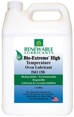Renewable Lubricants - 1 Gal Bottle Synthetic/Graphite Penetrant/Lubricant - White, -28°F to 2,000°F, Food Grade - Exact Tooling