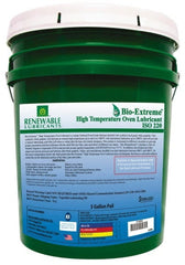 Renewable Lubricants - 5 Gal Pail Synthetic/Graphite Lubricant - White, -28°F to 2,000°F, Food Grade - Exact Tooling