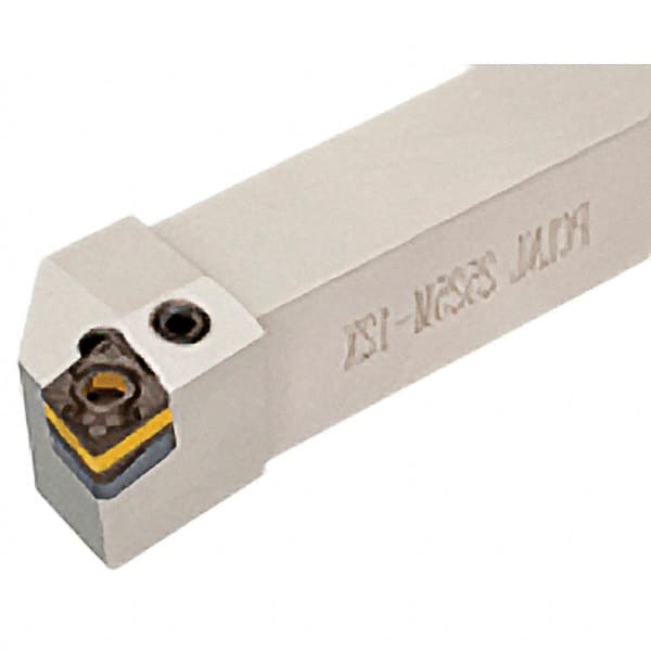 Iscar - PCLN, Left Hand Cut, 1" Shank Height x 1" Shank Width, Negative Rake Indexable Turning Toolholder - 6" OAL, CNMX Insert Compatibility, Series Heliturn - Exact Tooling