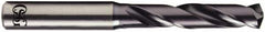 OSG - 3.6mm 140° Solid Carbide Screw Machine Drill Bit - WD1 Finish, 20mm Flute Length, 62mm OAL, Through Coolant - Exact Tooling