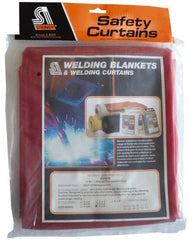 Steiner - 4' High x 6' Wide Vinyl Welding Curtain - Orange - Exact Tooling
