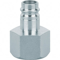 Dynabrade - Female NPT Pneumatic Hose Plug - Steel, 1/2" Body Diam - Exact Tooling