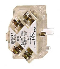 Square D - NO/NC, Multiple Amp Levels, Electrical Switch Contact Block - 125 VAC and 240 VAC, Screw Terminal, 30mm Hole, For Use with 9001K/SK - Exact Tooling