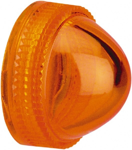 Schneider Electric - Round Pilot and Indicator Light Lens - Amber - Exact Tooling