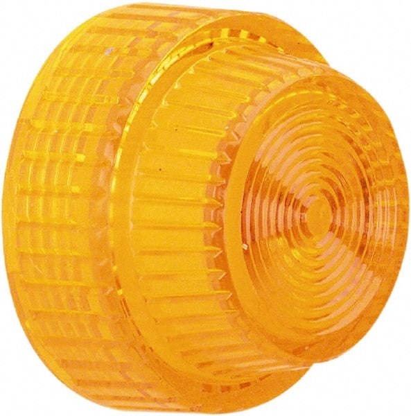 Schneider Electric - Round Pilot and Indicator Light Lens - Amber - Exact Tooling