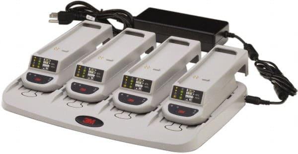 3M - Battery Charger for PAPR Systems - Gray, Compatible with TR-330 & TR-332 - Exact Tooling