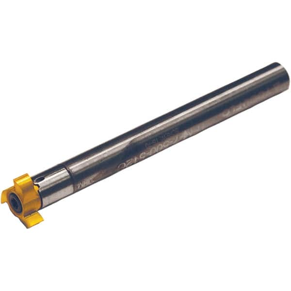 Tool-Flo - TFM 5/8" Straight Shank Milling Tip Insert Holder & Shank - 5.12" OAL, TFM Tool Holder - Exact Tooling