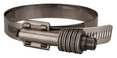 Value Collection - 3-1/4 to 4-1/8" Hose, 5/8" Wide x 0.7" Thick, Constant Torque Clamp - 3-1/4 to 4-1/8" Diam, Grade 301 & 410 Stainless Steel Screw - Exact Tooling