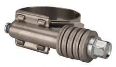 Value Collection - 1 to 1-3/4" Hose, 5/8" Wide x 0.7" Thick, Constant Torque Clamp - 1 to 1-3/4" Diam, Grade 301 Stainless Steel Screw - Exact Tooling