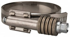 Value Collection - 2-1/4 to 3-1/8" Hose, 5/8" Wide x 0.7" Thick, Constant Torque Clamp - 2-1/4 to 3-1/8" Diam, Grade 304 Stainless Steel/Carbon Steel Screw - Exact Tooling