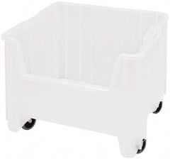 Quantum Storage - 16-1/2" Wide x 17-1/2" Deep x 12-1/2" High Hopper Stacking Bin - Exact Tooling