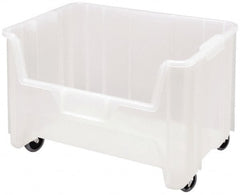 Quantum Storage - 19-7/8" Wide x 15-1/4" Deep x 12-7/16" High Hopper Stacking Bin - Exact Tooling