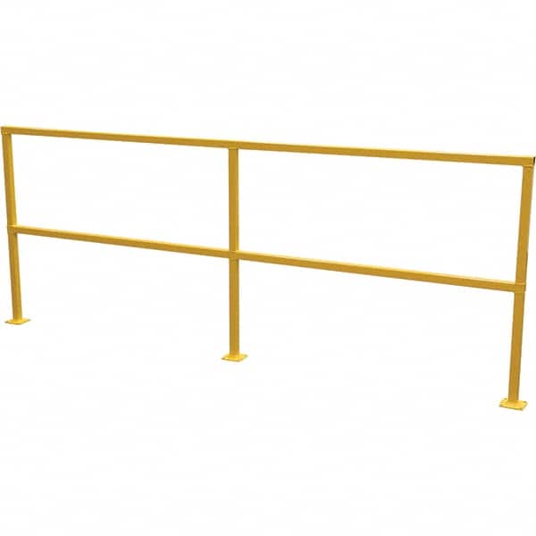Vestil - 108" Long x 42" High, Steel Square Handrails - Exact Tooling