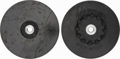 Made in USA - 7" Diam Quick-Change Disc Backing Pad - Soft Density, 8,600 RPM, Speed-Lok Compatible - Exact Tooling