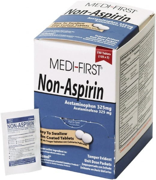 Medique - Original Flavor Medi-First Non-Aspirin Tablets - Headache & Pain Relief - Exact Tooling