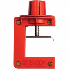 Brady - Pneumatic & Valve Lockouts Type: Butterfly Valve Lockout Maximum Valve Handle Size (Inch): 2-1/2 - Exact Tooling