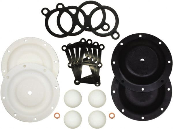 SandPIPER - 3/4, 1" Pump, PTFE Fluid Section Repair Kit - For Use with Diaphragm Pumps - Exact Tooling