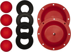 SandPIPER - Santoprene Fluid Section Repair Kit - For Use with Diaphragm Pumps - Exact Tooling