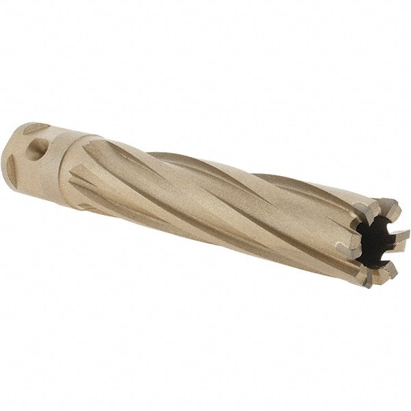 Hougen - 3/4" Diam x 3" Deep Carbide-Tipped Annular Cutter - Exact Tooling
