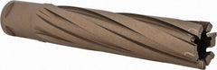 Hougen - 13/16" Diam x 3" Deep Carbide-Tipped Annular Cutter - Exact Tooling
