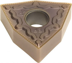 Sumitomo - WNMG432 EEF Grade AC520U Carbide Turning Insert - TiAlN/AlCrN Finish, 80° Trigon, 1/2" Inscr Circle, 3/16" Thick, 1/32" Corner Radius - Exact Tooling