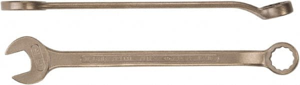 Ampco - 2-1/2" 12 Point Combination Wrench - 22-3/4" OAL, Aluminum Bronze, Plain Finish - Exact Tooling