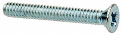 Value Collection - #3-48 UNC, 3/4" OAL Phillips Drive Machine Screw - Flat Head, Grade J82 Steel, Zinc-Plated Finish, Without Washer - Exact Tooling