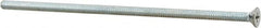 Value Collection - #10-24 UNC, 5" OAL Phillips Drive Machine Screw - Flat Head, Grade J82 Steel, Zinc-Plated Finish, Without Washer - Exact Tooling