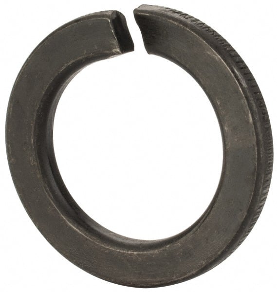 Value Collection - M27, 27.5mm ID, 43mm OD, 5mm Thick Split Lock Washer - Grade 8 Spring Steel, Zinc-Plated Finish, 27.5mm Min ID, 28.5mm Max ID - Exact Tooling
